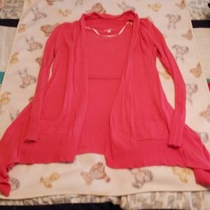 Lilly pulitzer pink cardigan